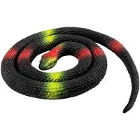 Boland Dekofigur Gummischlange, Elastische Schlange als Dekoschreck