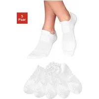 LASCANA ACTIVE Sneakersocken Sneaker Socken Damen, Kurze Sportsocken, Lauf- Wandersocken (Packung, 5-Paar) mit Frottee Details