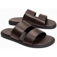 OMBRE Shoes OM-FOSF-0248 V-1 black 40 Braun 43 Pantolette (kein Set)