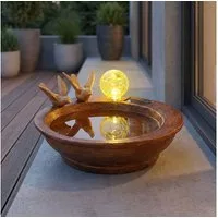 GLOBO LIGHTING LED Solarleuchte, LED-Leuchtmittel fest verbaut, Tageslichtweiß, Solar Lampe Outdoor Solarleuchte LED Solar Außenlampe