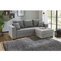 Jockenhöfer Gruppe Ecksofa Elmau L-Form, B: 235 cm, Liegef. 142x191 cm, mit Bettfunktion, Bettkasten & 2 Zierkissen