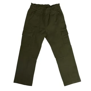 Mädchen-Cargohose mit elastischem Bund 741056