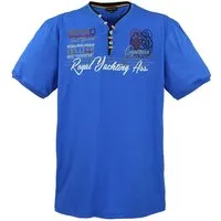 Lavecchia T-Shirt Lavecchia Herren T-Shirt LV-608 (Royalblau, 6XL) Herrenshirt V-Ausschnitt