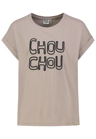 Authentic Style - RE9CIFQtU2hpcnQgUHJpbnQg Beige - Gr. - L