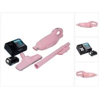 Makita Akku-Handstaubsauger CL 108 FDSAP Akku Staubsauger 12 V 0,6 L pink + 1x Akku 2,0 Ah