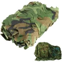 BlingBin Sonnensegel Tarnnetz Jagd Camouflage Netz Tarnung Net für Dekoration Sonnenschutz, (1er Set, 1-tlg., 2 x 3M), Tarnnetz Sichtschutz für Garten Freizeit Camping Party Bar Jagd Deko