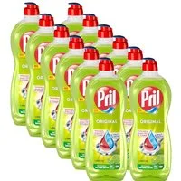 PRIL Original Limette 12 x 675ml Geschirrspülmittel (Multi-Pack, [12-St. selbstaktiv gegen Fett & Stärke)