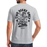 Neverless Print-Shirt Backprint T-Shirt Herren Bier Spruch Motivprint Comicstil Sommer mit Print