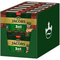 JACOBS Kaffee Löskaffee 3in1 Classic Instantkaffee 12 x 10 Sticks = 120 Getränke, (Packung, 12er Pack)