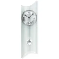 AMS Pendelwanduhr W7324 (Quarzuhr,Mineralglasgehäuse,Esszimmer,Wohnzimmer)