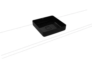 Kaldewei Waschtisch-Schale Miena, Modell 3184 ohne Überlauf 400x400, 909506003701 909506003701