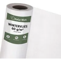 HaGa Winterschutzvlies WINTERVLIES 60g/m² in 1,6m Br. (Meterware) – effektiver Frostschutz, Wintervlies-Frostschutzvlies, UV beständies Winterschutzvlies