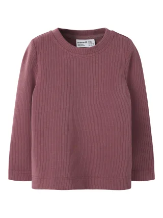 NAME IT - NMFNOLEO LS TOP Wild Ginger - Gr. - 98