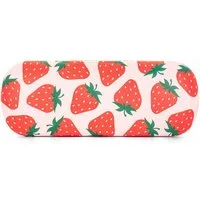 Sass & Belle Brillenetui Strawberry, Hartschale, ca. 16 x 6 x 3,5 cm, Erdbeer-Motiv