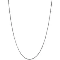 DonDon Kette ohne Anhänger Halskette Kette, Panzerkette aus Edelstahl, für Herren, verschiedene Längen und Breiten