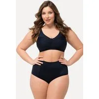 Ulla Popken Miederhose Miederhose High Waist Jacquard-Einsatz