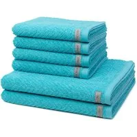 ROSS Handtuch Set Smart, Frottee (Spar-Set, 6-St), 4 X Handtuch 2 X Duschtuch im Set - Baumwolle - Saugstark