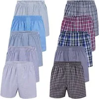 City Life Boxershorts Herren Unterhosen Baumwolle Webboxer (10er Pack) Sparpack S - 4XL (1-St)
