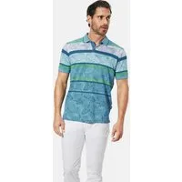 Babista Poloshirt VANETO mit feinem Blätteraufdruck