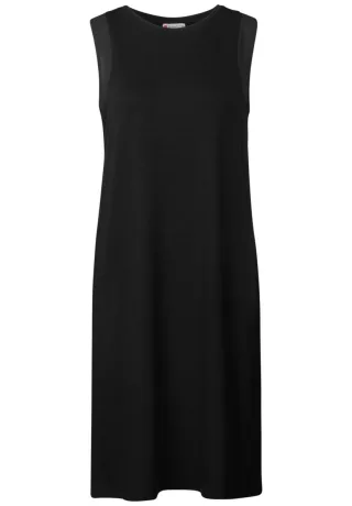 Street One - Kleid mit Chiffon-Detail schwarz - Gr. - 44