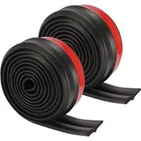 BlingBin Frontstoßstange 2,5 M Kratzfester universaler Stoßstangen-Lippenstreifen, 2er Set, 2-St., 250*60*0.5cm, Ladekantenschutz für Autostoßstangen