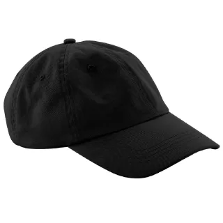 Beechfield Unisex 6 Panel Dad Kappe (Schwarz)
