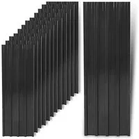 ESTEXO Trapezblech Profilblech anthrazit 12 Stück Metallblech Dachblech Stahlblech