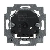 Jalousiecontrol-Einsatz 2 Schließer 3 Ampere 690 Voltampere Typ 6411 U-101, Schalter schwarz (glänzend), Retail