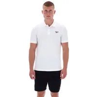 Reebok Poloshirt BLAZE EMBROIDERED SS POLO SHIRT Kurzarm-Design, mit Rundhalsausschnitt, aus Baumwolle