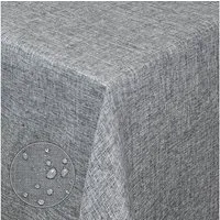 Moderno Tischdecke Tischdecke Stoff Damast Leinen-Optik Jacquard mit Fleckschutz, Eckig 80x80 cm
