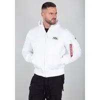 Alpha Industries Bomberjacke MA-1 ZH Back Print Kunstfaser, slim fit