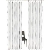 OTTO home Gardine DIMONA (2 St), Schlaufen, transparent, Voile, 2-er Set, Voile, Polyester, Wellen