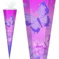 Stylex Schreibwaren Schultüte 85 cm Mädchen 2025 Schmetterling