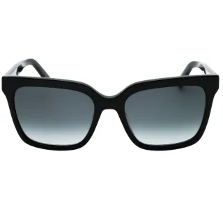 Dunkelgraue Sonnenbrille mit SF-Gläsern und schwarzen Sonnenbrillen von Banana Republic