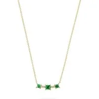 GUIA Collier GUIA Damen-Kette 585er Gelbgold 1 Tsavorit