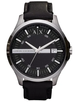 Armani Exchange Hampton Schwarz Herren Armbanduhr AX2101