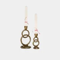 Mirabeau Kerzenständer Kerzenständer 2er Set Corvane antikmessing