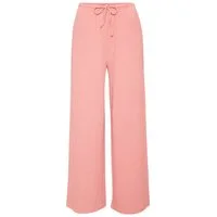 LASCANA Schlupfhose bügelfrei mit weitem Bein aus bequemen Stoff mit Kordelzug, Sommerhose, Strandhose