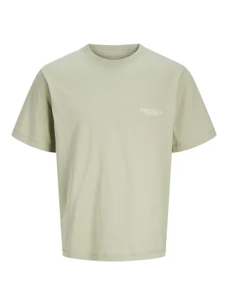 JACK&JONES - JORCATSKILLS CUT OUT TEE CREW NECK JNR Seagrass - Gr. - 140