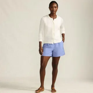 Softe Shorts aus Modal-Mix für Damen in Petite-Größe, Damen, size: petite, Blau, Polyester/Baumwolle Modal, by Lands' End