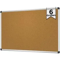 Viscom Pinnwand CORKY, Pinntafel mit Kork-Oberfläche - mit Aluminiumrahmen - selbstheilend