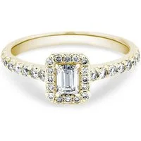 Adam & Eve Verlobungsring 750/- Gold mit 0,56 ct. Diamanten (Brillantring, Antragsring), Diamantring AE28), inklusive Echtheitszertifikat - Gravur möglich