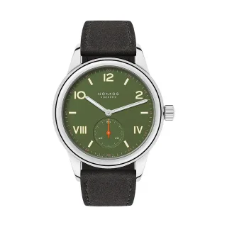Nomos Glashütte Damenuhr Club Campus full olive 707