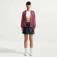 Nike Sportswear Kapuzensweatjacke Nike Studio Fleece Women's Full-Zip Hoodie mit durchgehendem Reißverschluss, für Sportmode und Streetwear