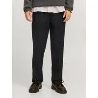 Jack & Jones Stoffhose JPSTKANE – Lässige Hose mit Bündchen, pflegeleicht und relaxed meliert, modisch, relaxed fit, Web