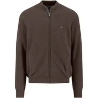 FYNCH-HATTON Strickpullover mit Logo Stickerei