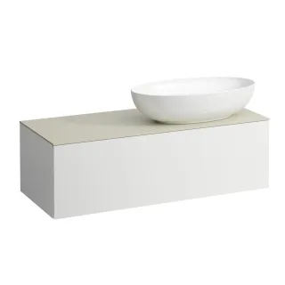 LAUFEN Waschtischunterschrank und Waschtischplatte ALESSI 500x1200x370 H4313190979991