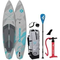 DuoTone SUP-Board DUOTONE RAVEN AIR SLS 12'6 Touring iSUP SUP Board leicht 7,9 kg SUP