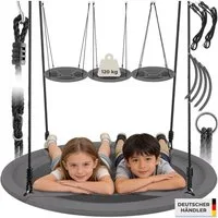 tectake Nestschaukel Teilerschaukel Swayer, höhenverstellbar, 120 kg, (Komplettset), 120 kg Belastbarkeit