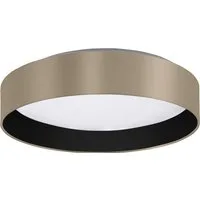 OTTO home LED Deckenleuchte Merryn, CCT - über Fernbedienung, LED fest integriert, Neutralweiß, Warmweiß, Deckenlampe Ø38 x H9 cm mit Textil-/Stoffschirm, CCT, Fernbedienung
